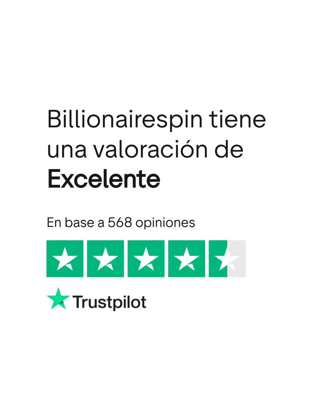 billionairespin trustpilot resena